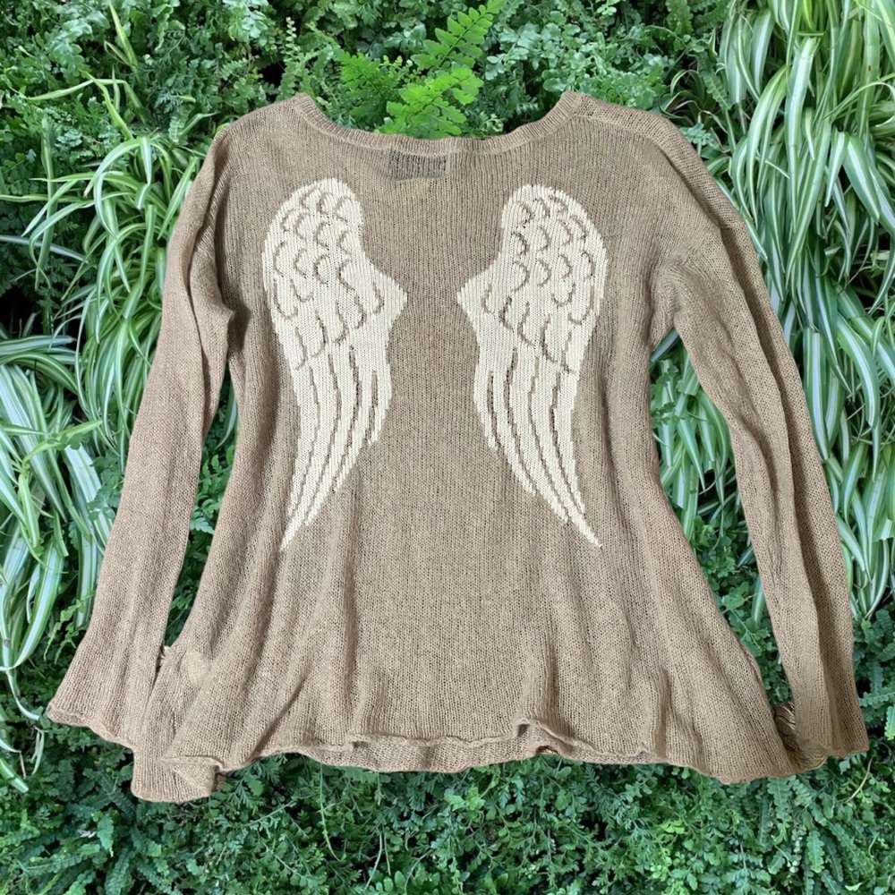 Wildfox Angel wings sweater